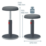 Leitz Ergo Cosy Active Sid-stå balancestol 2 i 1
