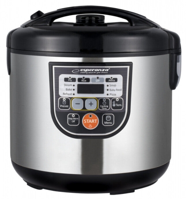 Esperanza EKG011 multi komfur 5 L 860 W Sort, Rustfrit stål
