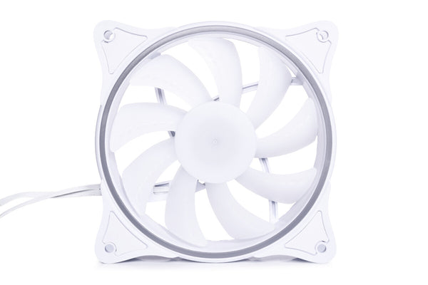 Alphacool Rise Aurora Computerkabinet Ventilator 12 cm Hvid 1 stk