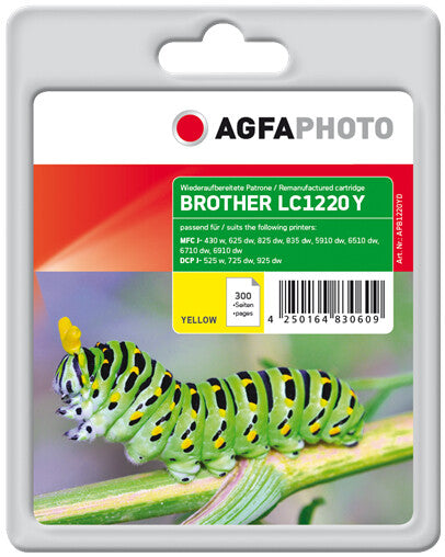AgfaPhoto APB1220YD blækpatron 1 stk Gul