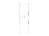 Multibrackets 7468 skærmbeslag til skiltning 139,7 cm (55") Sort