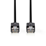 Nedis CCBW85210AT100 netværkskabel Sort 10 m Cat6 F/UTP (FTP)