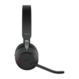 Jabra Evolve2 65 Headset Trådløs Kontor/Callcenter USB Type-C Bluetooth Opladningsstativ Sort