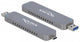 DeLOCK 42616 drevkabinet SSD kabinet Sølv M.2