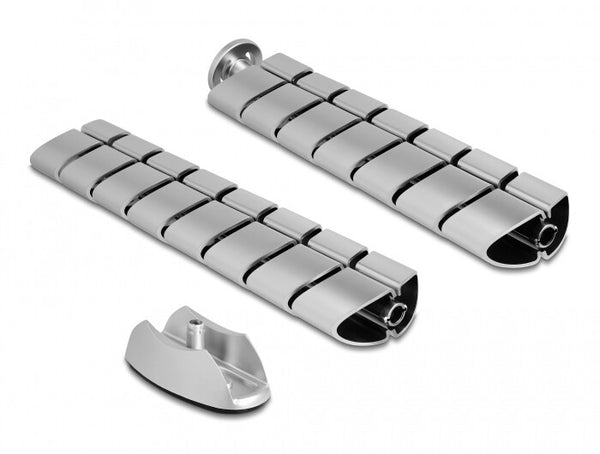 DeLOCK 20796 kabelorganisator Skrivebord Sølv
