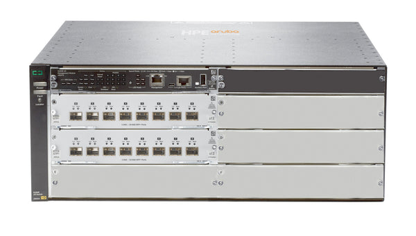 HPE Aruba Networking 5406R 16-port SFP+ (No PSU) v3 zl2 Switch Sølv
