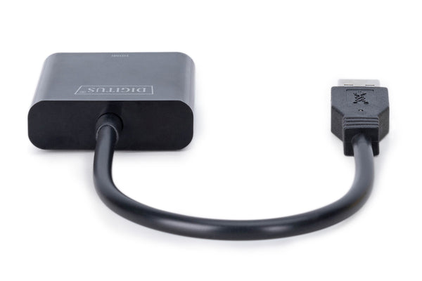 Digitus DA-70841 USB grafisk adapter Sort