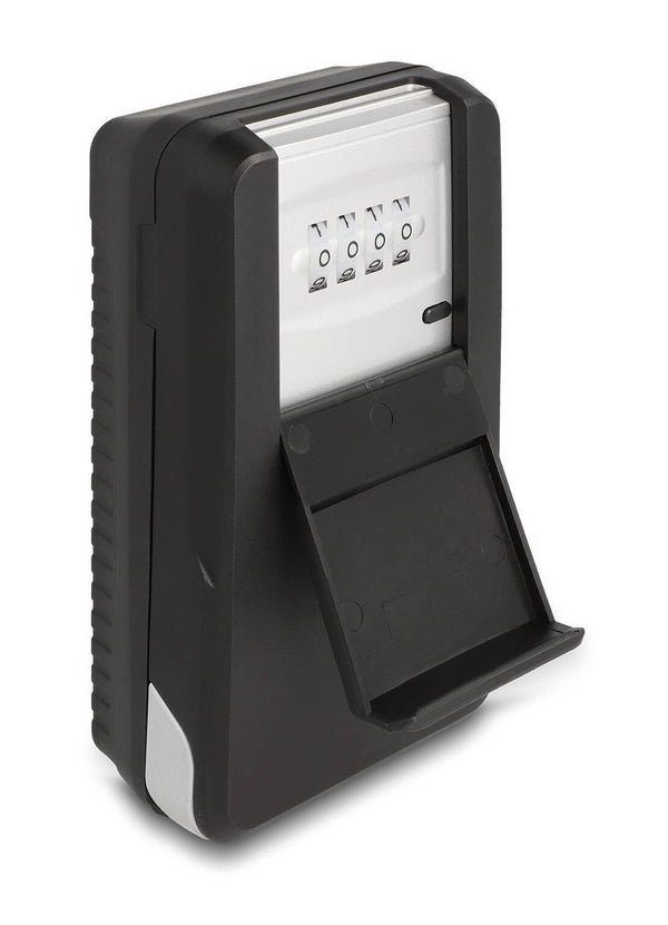 DeLOCK 20932 nøgleskab eller organizer Aluminium, Plast Sort