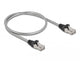DeLOCK 80107 netværkskabel Sølv 0,5 m Cat6a U/FTP (STP)