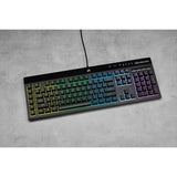 Corsair K55 RGB PRO tastatur Spil USB QWERTY US engelsk Sort