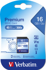 Verbatim Premium 16 GB SDHC Klasse 10