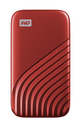 Western Digital My Passport 1 TB USB Type-C 3.2 Gen 2 (3.1 Gen 2) Rød