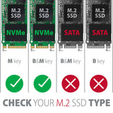Axagon EEM2-GTR drevkabinet SSD kabinet Sort M.2
