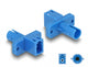 DeLOCK 87938 fiber adapter LC/ST 1 stk Blå