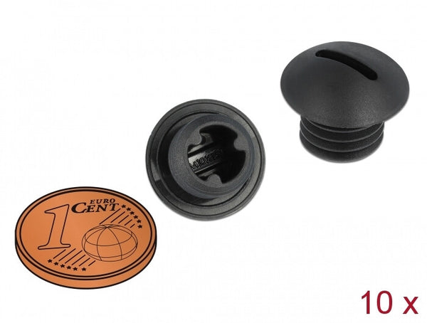 DeLOCK 60228 rør låg Sort Nylon