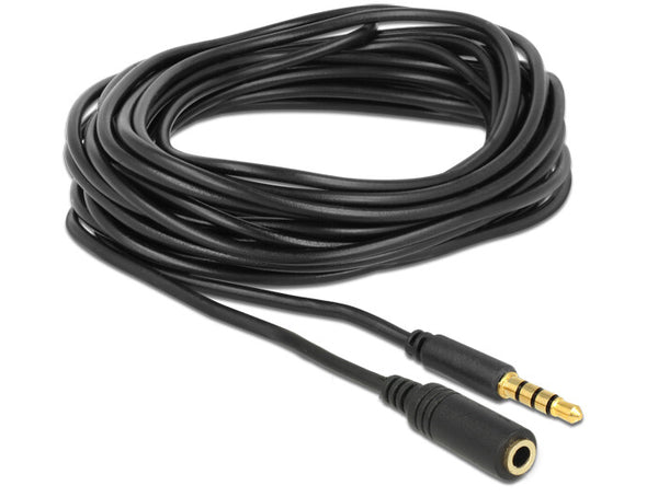DeLOCK 84669 lydkabel 5 m 3.5mm Sort