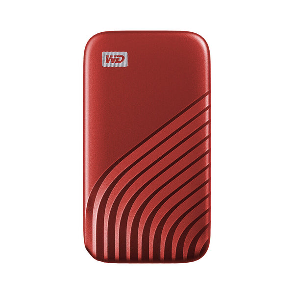 Western Digital My Passport 1 TB USB Type-C 3.2 Gen 2 (3.1 Gen 2) Rød