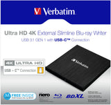 Verbatim 43888 optisk diskdrev Blu-Ray DVD Combo Sort
