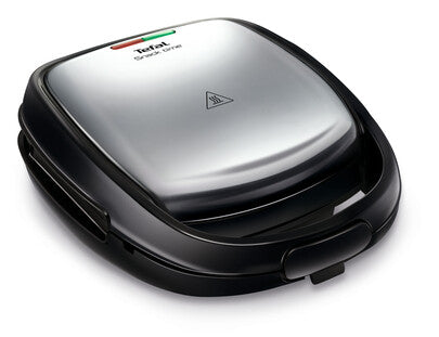 Tefal SW341D12 sandwichtoaster 700 W Sort, Rustfrit stål