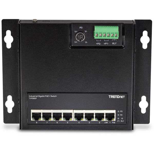 Trendnet TI-PG80F netværksswitch Ikke administreret Gigabit Ethernet (10/100/1000) Strøm over Ethernet (PoE)