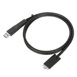 Targus ACC1133GLX USB-kabel USB 3.2 Gen 1 (3.1 Gen 1) 1 m USB C Sort
