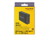 DeLOCK USB-Wandladegerät 63974 Universel Sort Vekselstrøm Indendørs