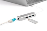 Digitus DA-70255 dockingstation USB 3.2 Gen 1 (3.1 Gen 1) Type-C Grå, Hvid