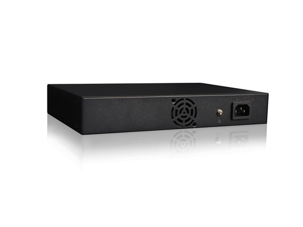 LevelOne GEP-1061 netværksswitch Administreret L2 Gigabit Ethernet (10/100/1000) Strøm over Ethernet (PoE) Sort