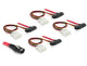 DeLOCK 83146 Serial Attached SCSI (SAS)-kabel 1 m Sort, Rød, Hvid