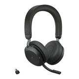 Jabra Evolve2 75 Headset Trådløs Kontor/Callcenter Bluetooth Sort