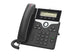 Cisco 7811 IP-telefon Sort, Sølv 1 Linier LED