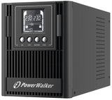 PowerWalker VFI 1000 AT UPS-enhed Dobbeltkonvertering (online) 1 kVA 900 W 3 AC stikkontakt(er)