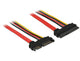DeLOCK 83802 SATA-kabel 0,1 m SATA 22-pin Flerfarvet