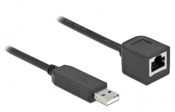 DeLOCK 64165 serielkabel Sort 2 m USB Type-A