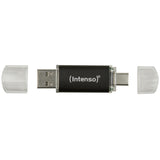 Intenso Twist Line USB-nøgle 64 GB USB Type-A / USB Type-C 3.2 Gen 1 (3.1 Gen 1) Anthracit