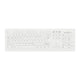 Contour Design Active Key AK-C8100F-FU1-W/GE tastatur Medicinsk RF trådløst QWERTZ Tysk Hvid