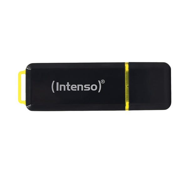 Intenso High Speed Line USB-nøgle 256 GB USB Type-A 3.2 Gen 1 (3.1 Gen 1) Sort, Gul