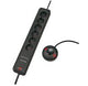 Brennenstuhl 1159450616 stikdåse 2 m 6 AC stikkontakt(er) Anthracit