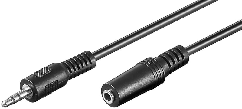 Goobay 50432 lydkabel 3 m 3.5mm Sort