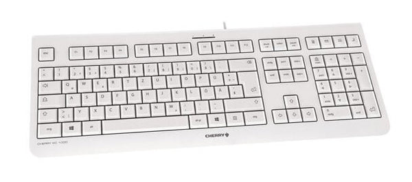 CHERRY KC 1000 tastatur Universel USB Spansk Grå