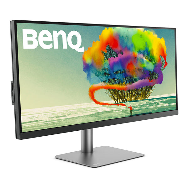 BenQ PD3420Q computerskærm 86,4 cm (34") 3440 x 1440 pixel Quad HD LED Grå