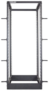Intellinet 714242 stativ 26U Fritstående reol Sort