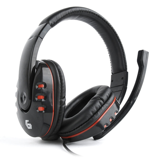 Gembird GHS-402 hovedtelefoner/headset Ledningsført Spil Sort