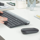 Logitech 920-009192 tastatur Mus inkluderet Universel RF trådløst QWERTZ Schweizisk Grafit