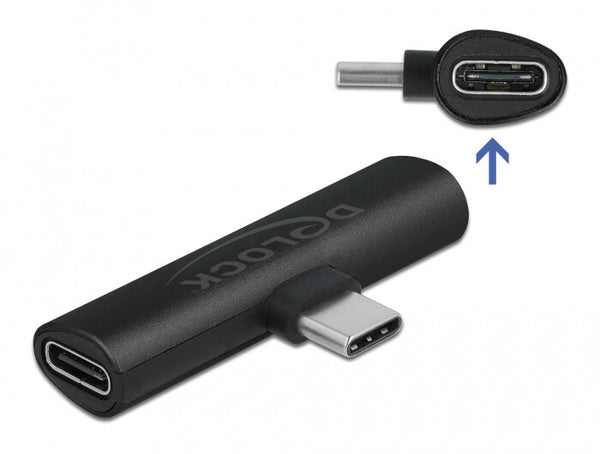 DeLOCK 64114 kabel kønsskifter USB Type-C 2 x USB Type-C Sort