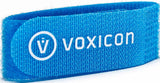 Voxicon DUS102VXB kabelorganisator Universel Krog og løkke kabelbinder Blå 4 stk