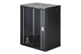 Digitus DN-19 16-U-EC-SW stativ 16U Vægmonteret stativ Sort
