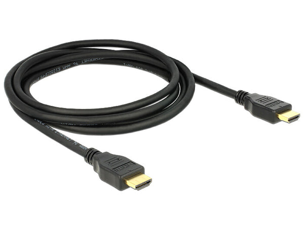 DeLOCK 84713 HDMI-kabel 1 m HDMI Type A (Standard) Sort