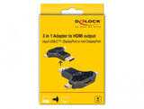 DeLOCK 64060 kabel kønsskifter Sort