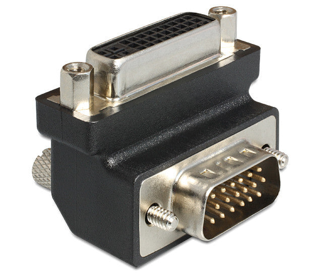DeLOCK DVI/VGA DVI 24+5 F VGA 15 M Sort